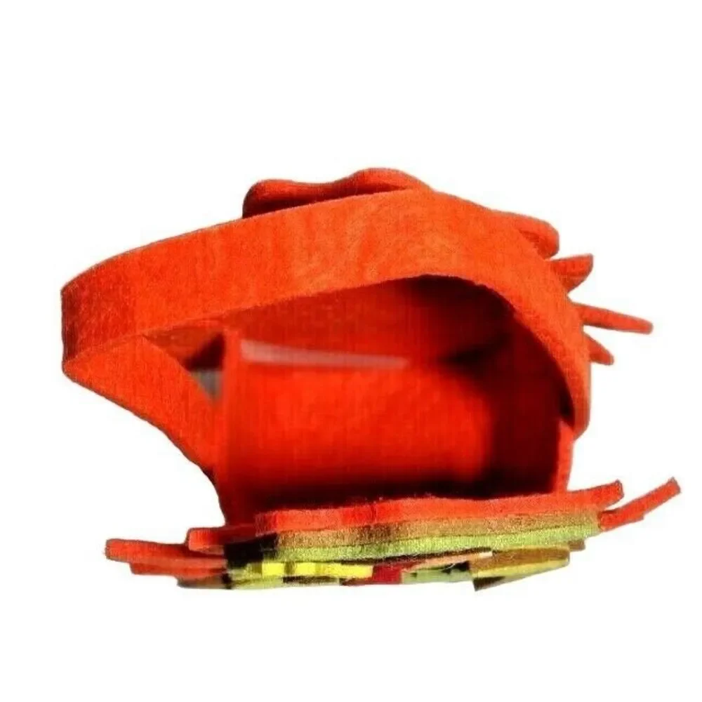 Turkey Felt Gift Treat Bag Holiday Party Supply Yellow Dress Hat Sunflower Gift
